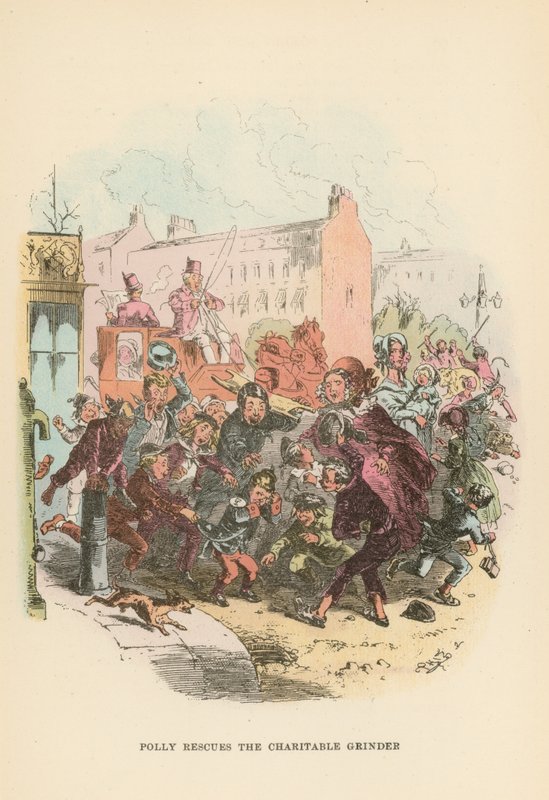 Illustration för Dombey och Son av Hablot Knight Browne