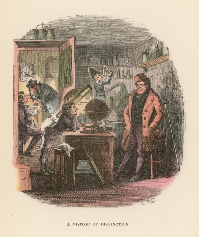 Illustration för Dombey och Son av Hablot Knight Browne