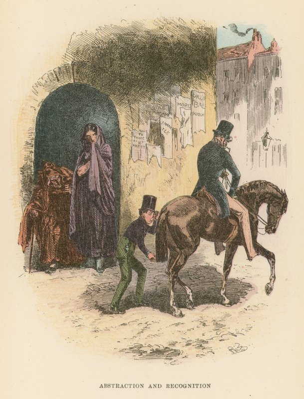 Illustration för Dombey och Son av Hablot Knight Browne