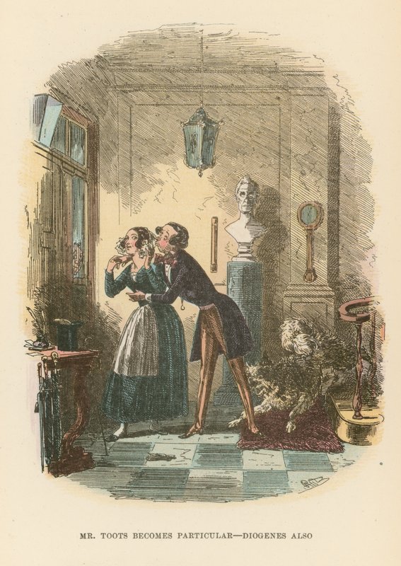 Illustration för Dombey och Son av Hablot Knight Browne