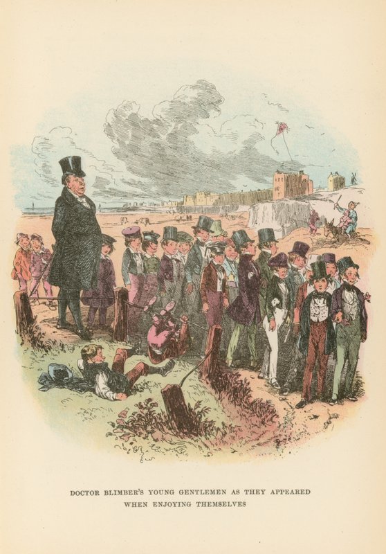 Illustration till Dombey and Son av Hablot Knight Browne