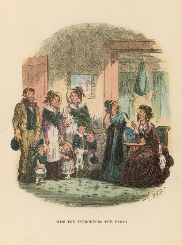 Illustration till Dombey and Son av Hablot Knight Browne