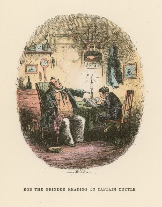 Illustration till Dombey and Son av Hablot Knight Browne