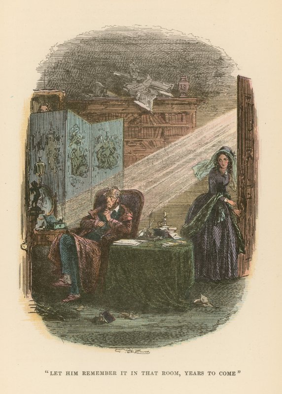 Illustration till Dombey and Son av Hablot Knight Browne