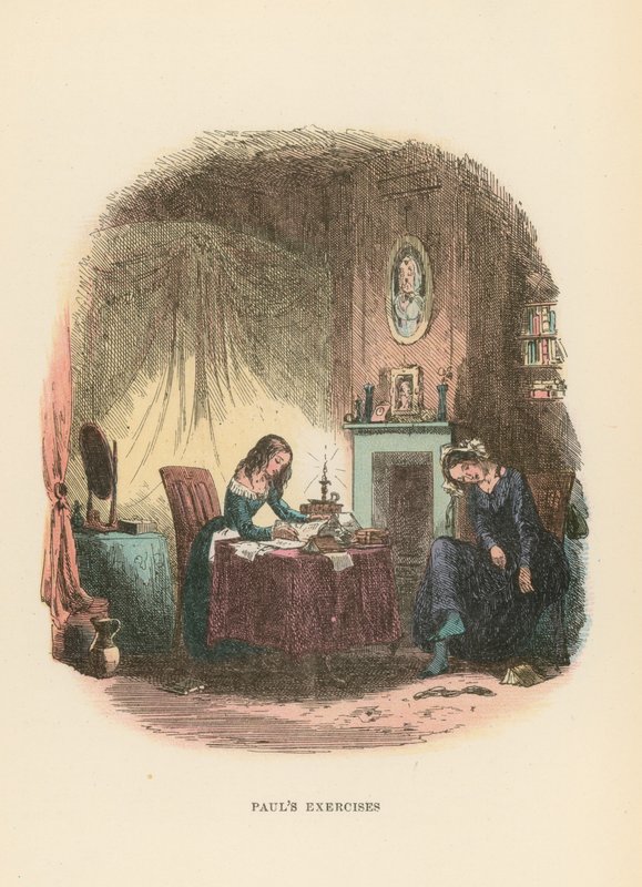 Illustration till Dombey and Son av Hablot Knight Browne