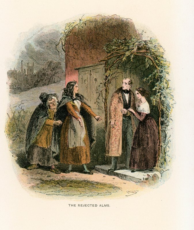 Illustration för Dombey och Son av Hablot Knight Browne