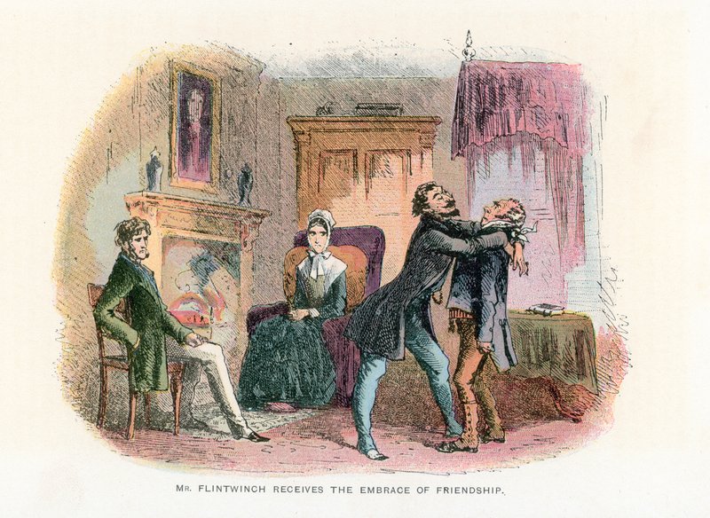 Illustration till Little Dorrit av Hablot Knight Browne
