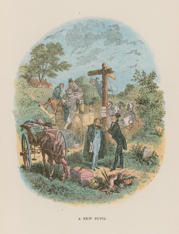 Illustration till Martin Chuzzlewit av Hablot Knight Browne