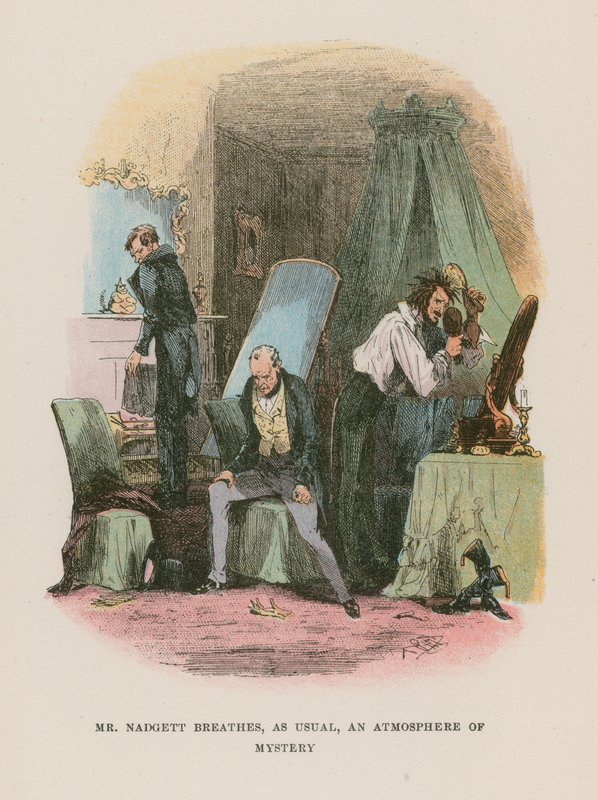 Illustration till Martin Chuzzlewit av Hablot Knight Browne