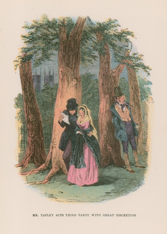 Illustration för Martin Chuzzlewit av Hablot Knight Browne