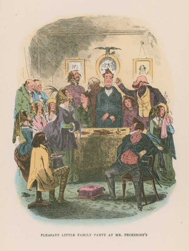 Illustration för Martin Chuzzlewit av Hablot Knight Browne