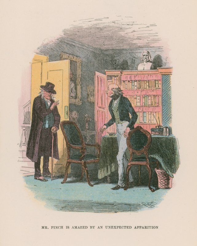 Illustration till Martin Chuzzlewit av Hablot Knight Browne