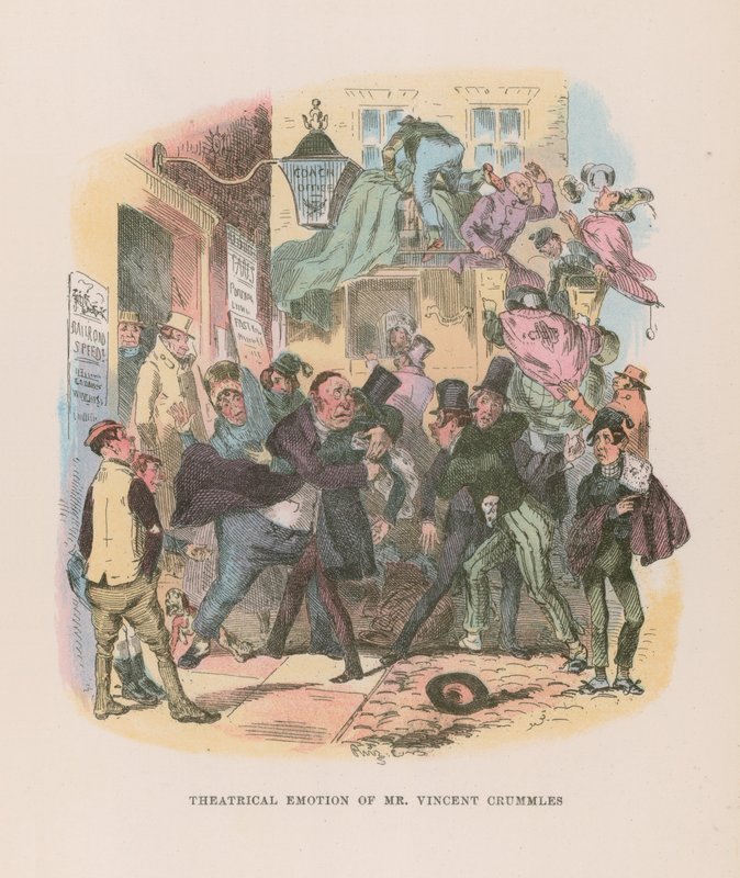 Illustration för Nicholas Nickleby av Hablot Knight Browne