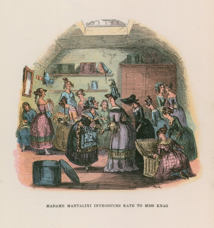 Illustration till Nicholas Nickleby av Hablot Knight Browne