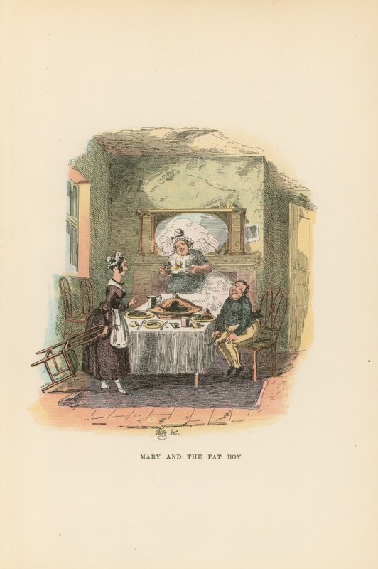 Illustration för Pickwick Papers av Hablot Knight Browne