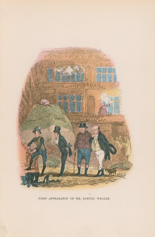 Illustration för Pickwick Papers av Hablot Knight Browne