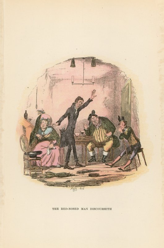 Illustration för Pickwick Papers av Hablot Knight Browne