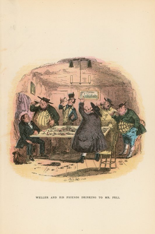 Illustration för Pickwick Papers av Hablot Knight Browne