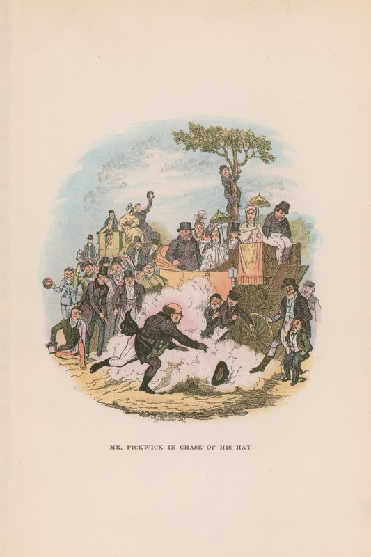 Illustration till Pickwick Papers av Hablot Knight Browne