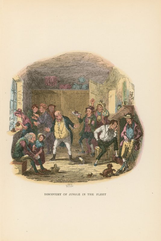 Illustration för Pickwick Papers av Hablot Knight Browne