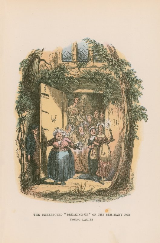 Illustration till Pickwick Papers av Hablot Knight Browne