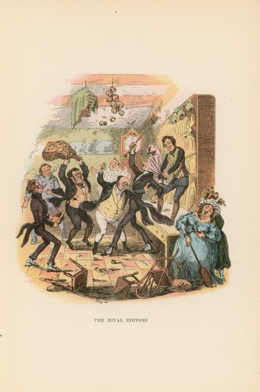 Illustration till Pickwick Papers av Hablot Knight Browne