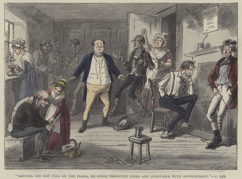 Illustration för Pickwick Papers av Hablot Knight Browne