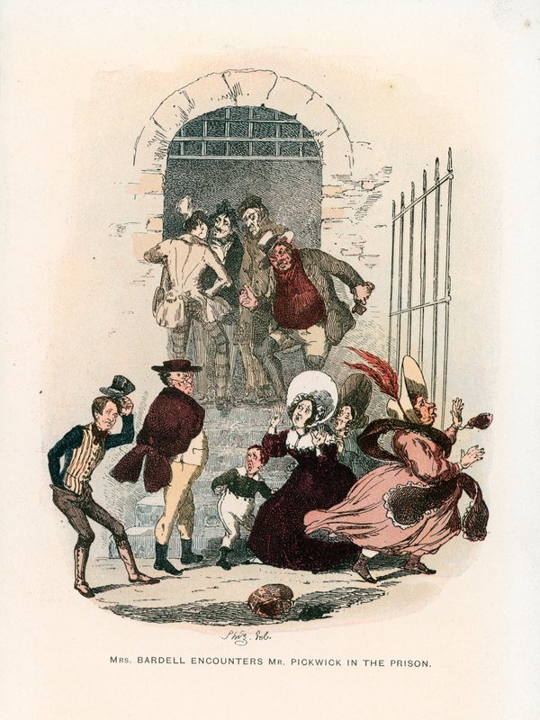 Illustration för Pickwick Papers av Hablot Knight Browne
