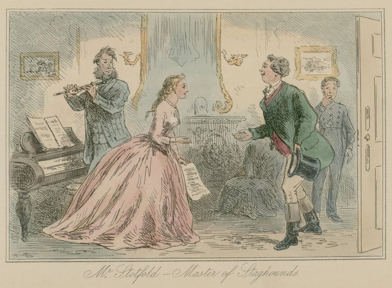 Mr Stotfold - Mästare av Sghounds av Hablot Knight Browne