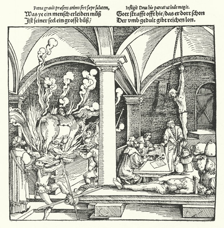 Tortyr (gravyr) av Hans (after) Burgkmair