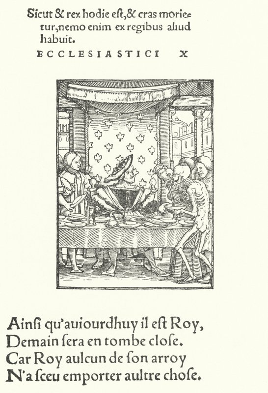Kungen (gravyr) av Hans (after) Holbein the Younger