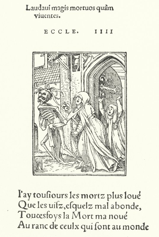The Lady Abbess (gravyr) av Hans (after) Holbein the Younger