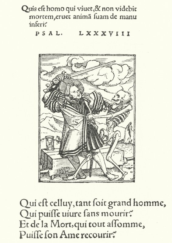 The Noble Knight (gravyr) av Hans (after) Holbein the Younger