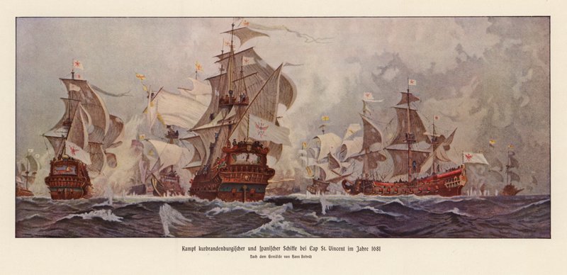 Slaget vid Cape St Vincent av Hans Bohrdt