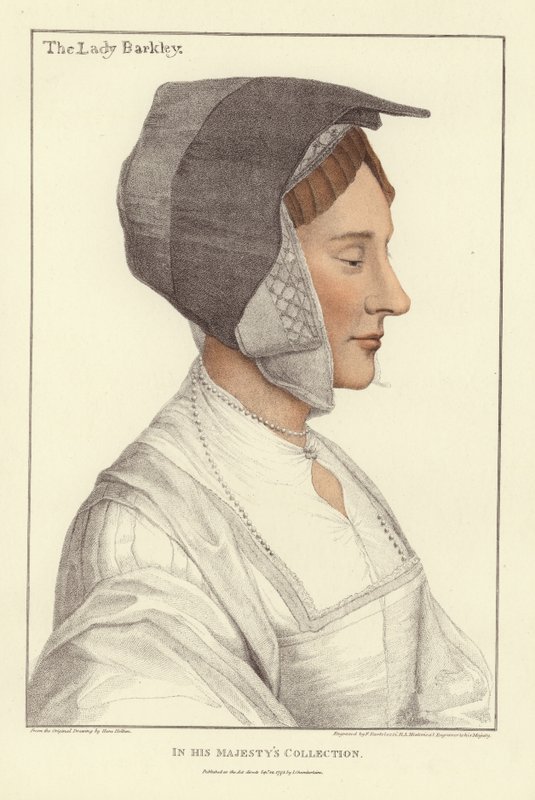 Anne Berkeley, Baroness Berkeley (akvatint) av Hans Holbein der Jüngere