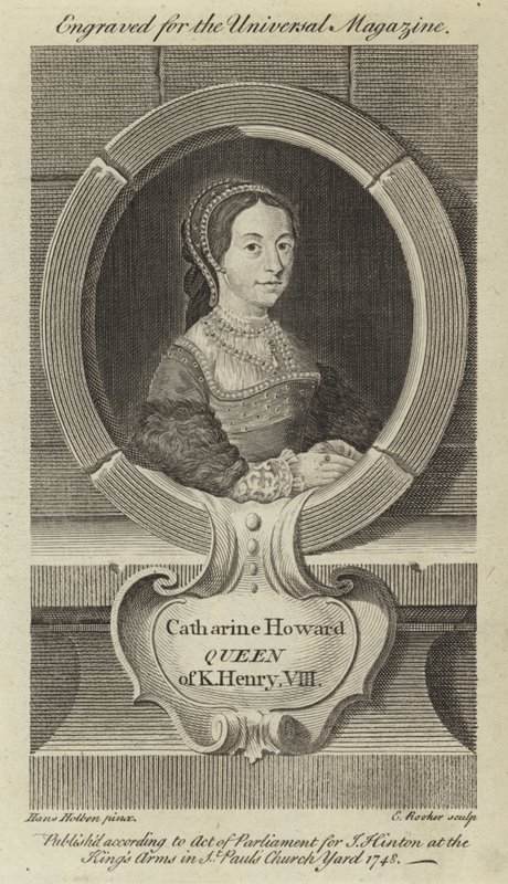 Catharine Howard, drottning av kung Henrik VIII av Hans Holbein der Jüngere