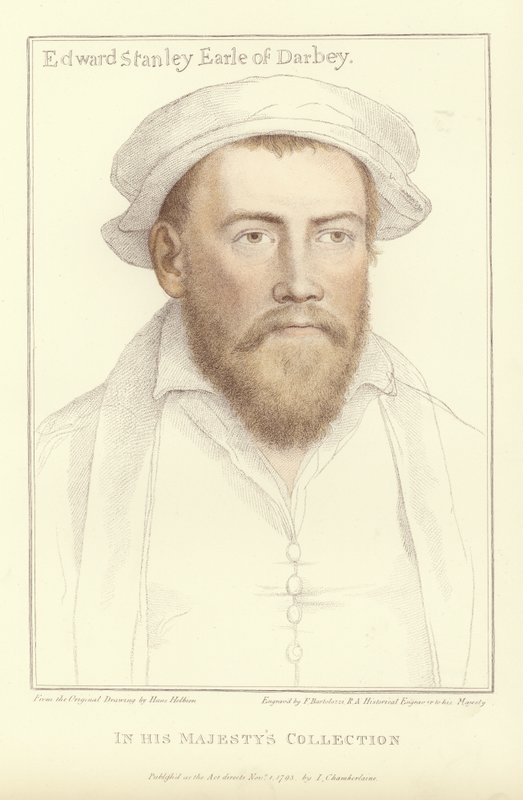 Edward Stanley, Earl of Derby (akvatint) av Hans Holbein der Jüngere