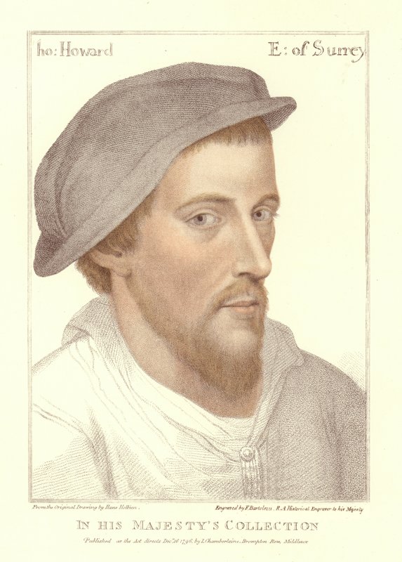 Henry Howard, greve av Surrey (akvatint) av Hans Holbein der Jüngere