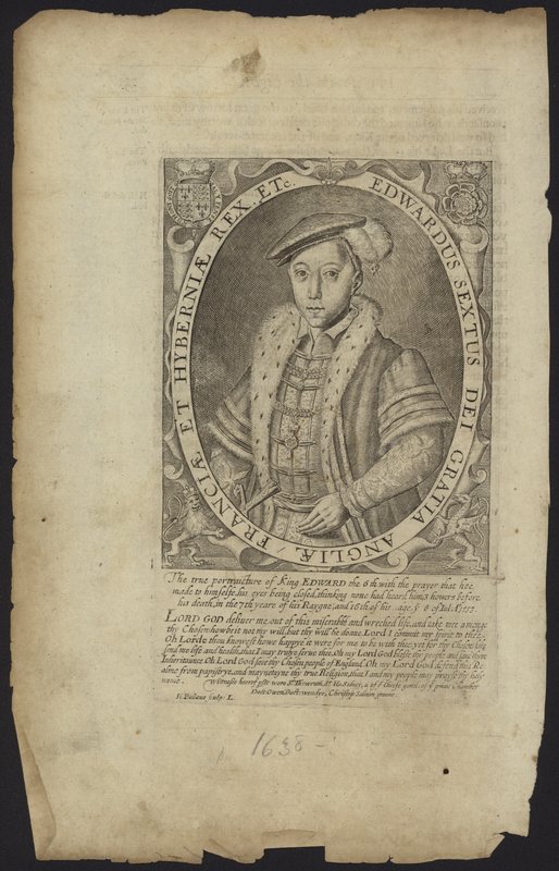 kung Edward VI av England och Irland av Hans Holbein der Jüngere