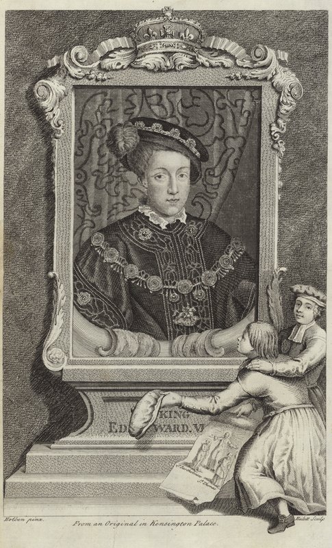 Porträtt av Edward VI av England av Hans Holbein der Jüngere