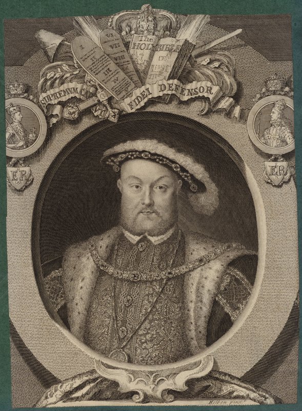 Porträtt av kung Henrik VIII av England av Hans Holbein der Jüngere