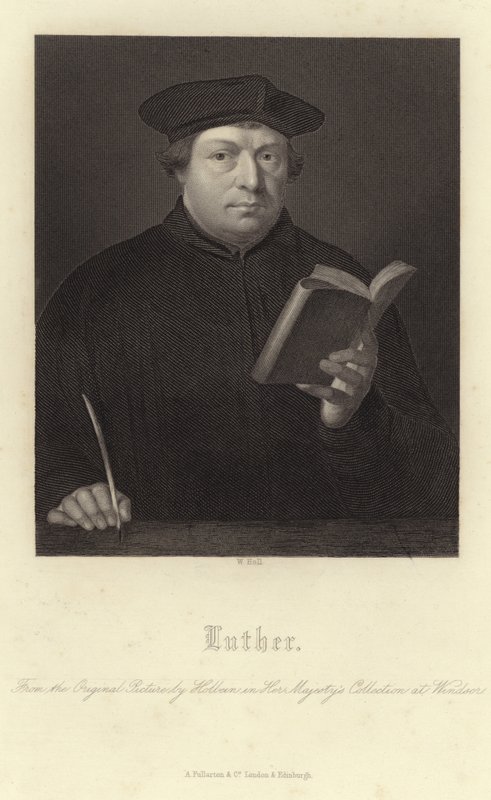 Porträtt av Martin Luther av Hans Holbein der Jüngere