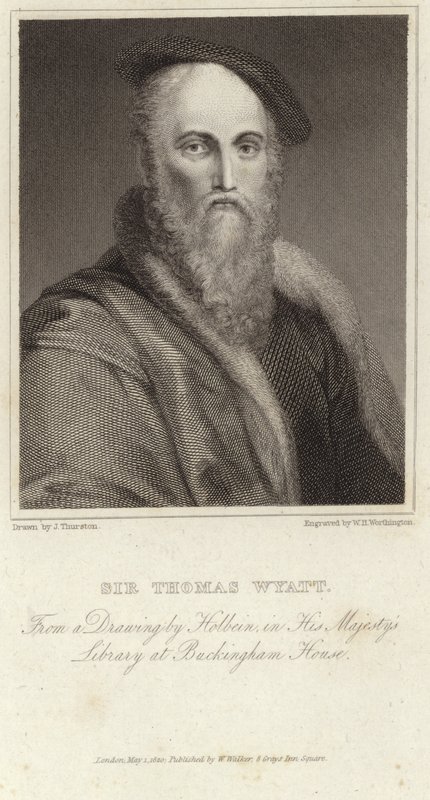 Porträtt av Sir Thomas Wyatt av Hans Holbein der Jüngere