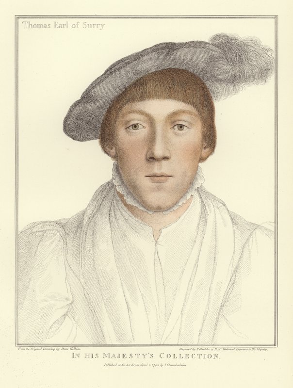 Thomas Howard, hertig av Norfolk (akvatint) av Hans Holbein der Jüngere