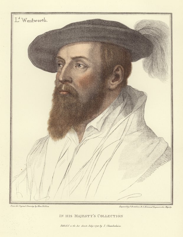 Thomas Wentworth, Lord Wentworth (akvatint) av Hans Holbein der Jüngere