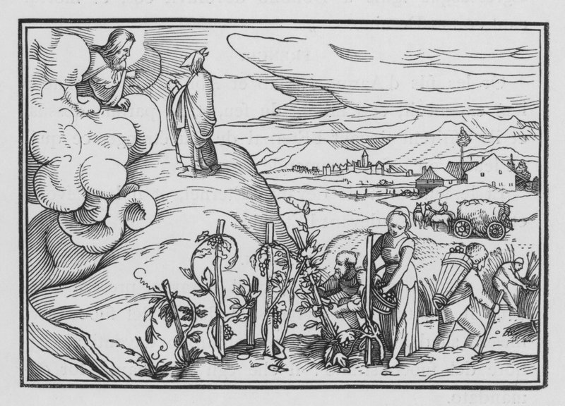 Vissa moraliska och ceremoniella lagar befallda av Gud, Tredje Mosebok XIX, 1, 2 av Hans after Holbein the Younger