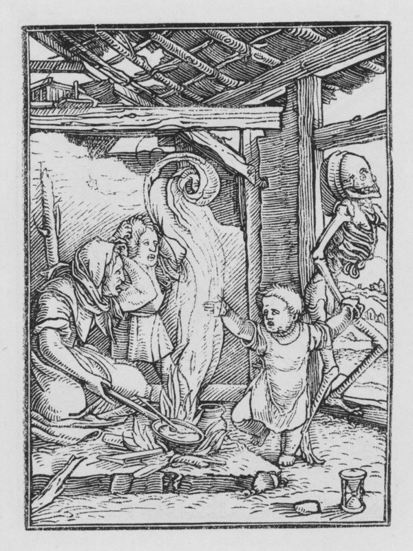 Holbeins Dödsdans: Barnet av Hans after Holbein the Younger