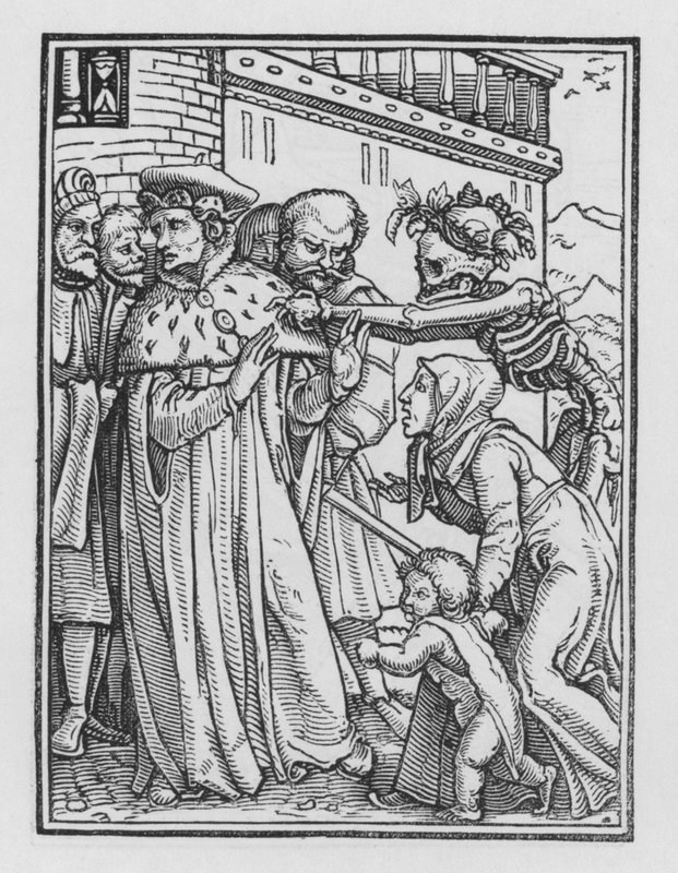 Holbeins Dödsdans: Hertigen av Hans after Holbein the Younger