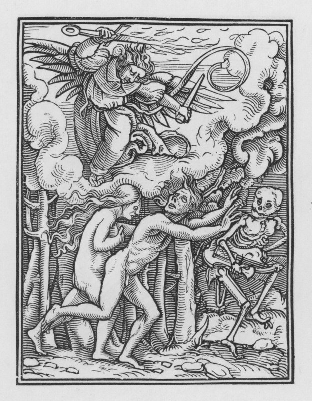 Holbeins Dödsdans: Utvisningen av Hans after Holbein the Younger