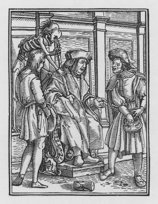 Holbeins Dödsdans: The Judge av Hans after Holbein the Younger
